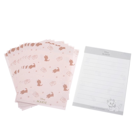 NEW NWT Disney Japan Marie Aristocats Mini Stationery Letter Set Kawaii - Picture 3 of 4
